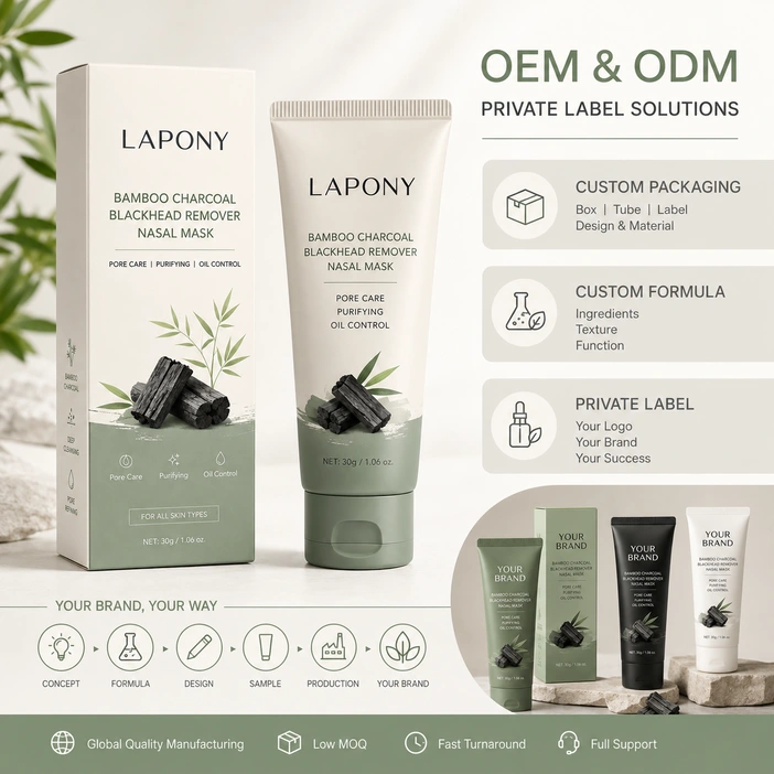 Private Label Bamboo Charcoal Pore Cleansing Nasal Mask image 6