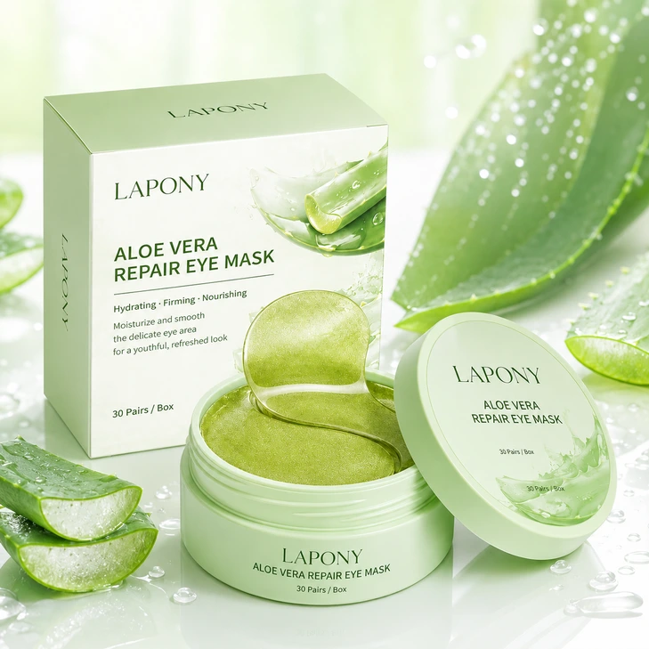 Private Label Aloe Vera Hydrating Eye Mask image 2