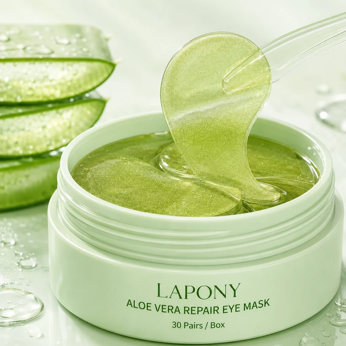 Private Label Aloe Vera Hydrating Eye Mask image 3