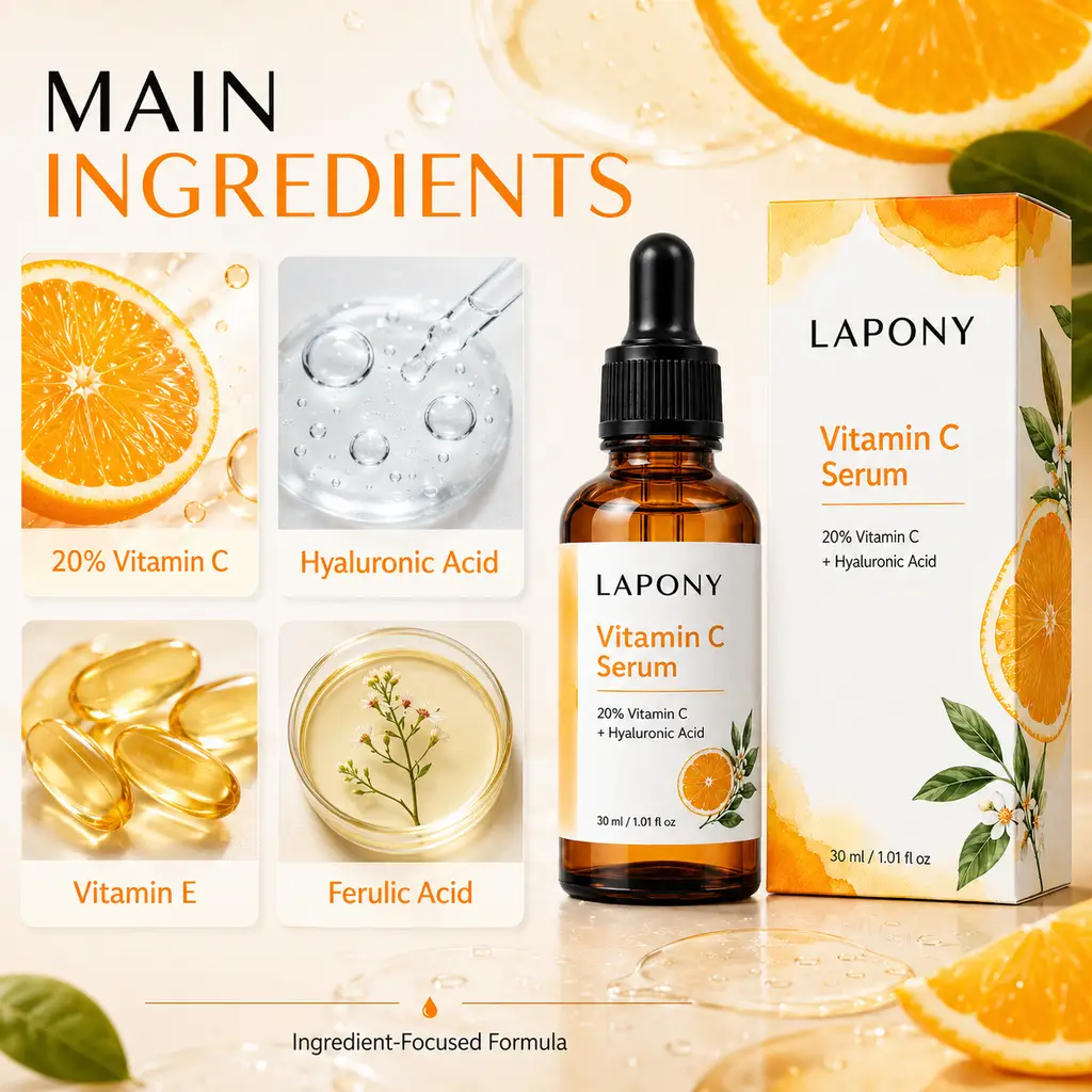 Private Label Vitamin C Daily Face Serum image 3