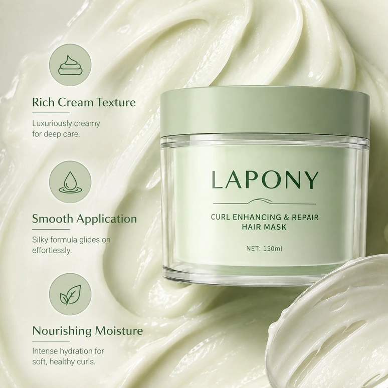 Private Label Curl Enhancing & Repair Hair Mask image 3