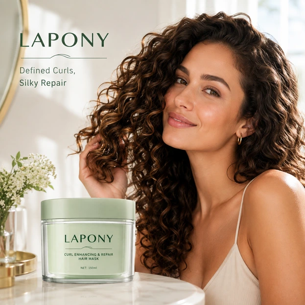 Private Label Curl Enhancing & Repair Hair Mask image 4