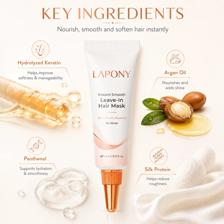 Private Label Instant Smooth Leave-In Hair Mask image 3