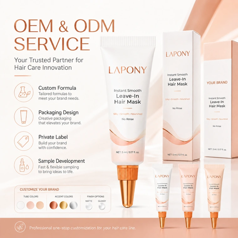 Private Label Instant Smooth Leave-In Hair Mask image 6