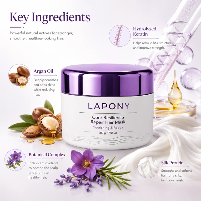 Private Label Core Resilience Repair Hair Mask image 2