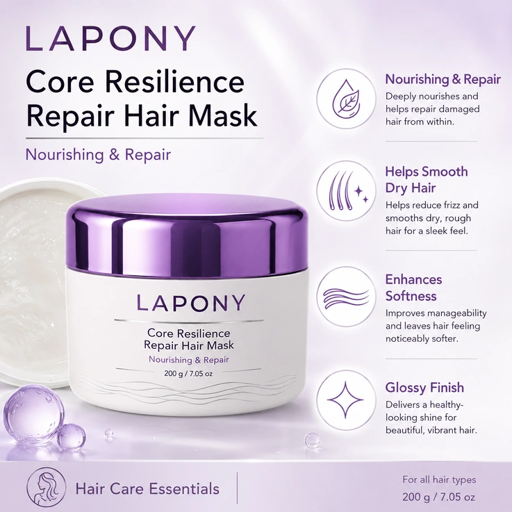 Private Label Core Resilience Repair Hair Mask image 5