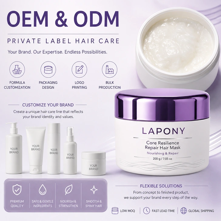 Private Label Core Resilience Repair Hair Mask image 6