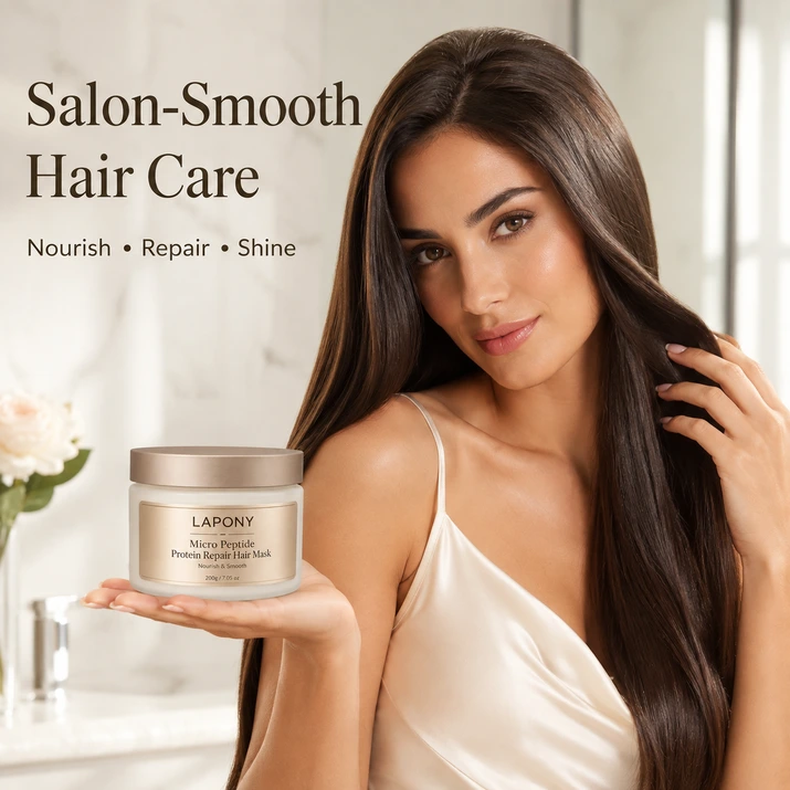 Private Label Micro Peptide Protein Repair Hair Mask image 2