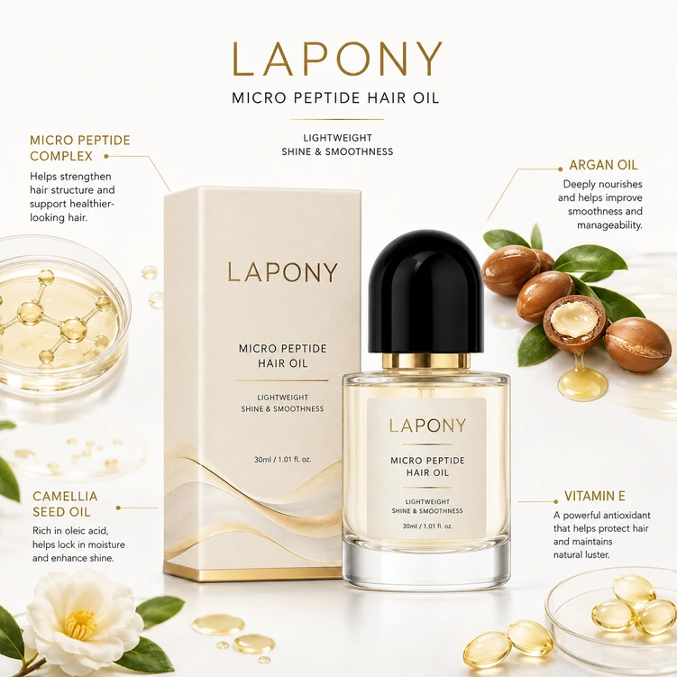 Private Label Micro Peptide Hair Oil image 2