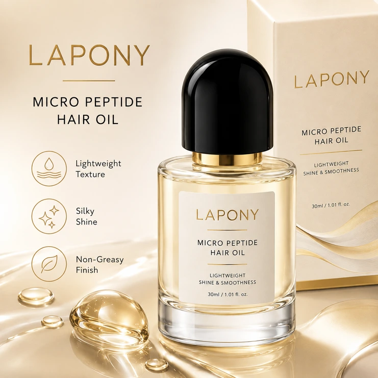 Private Label Micro Peptide Hair Oil image 3