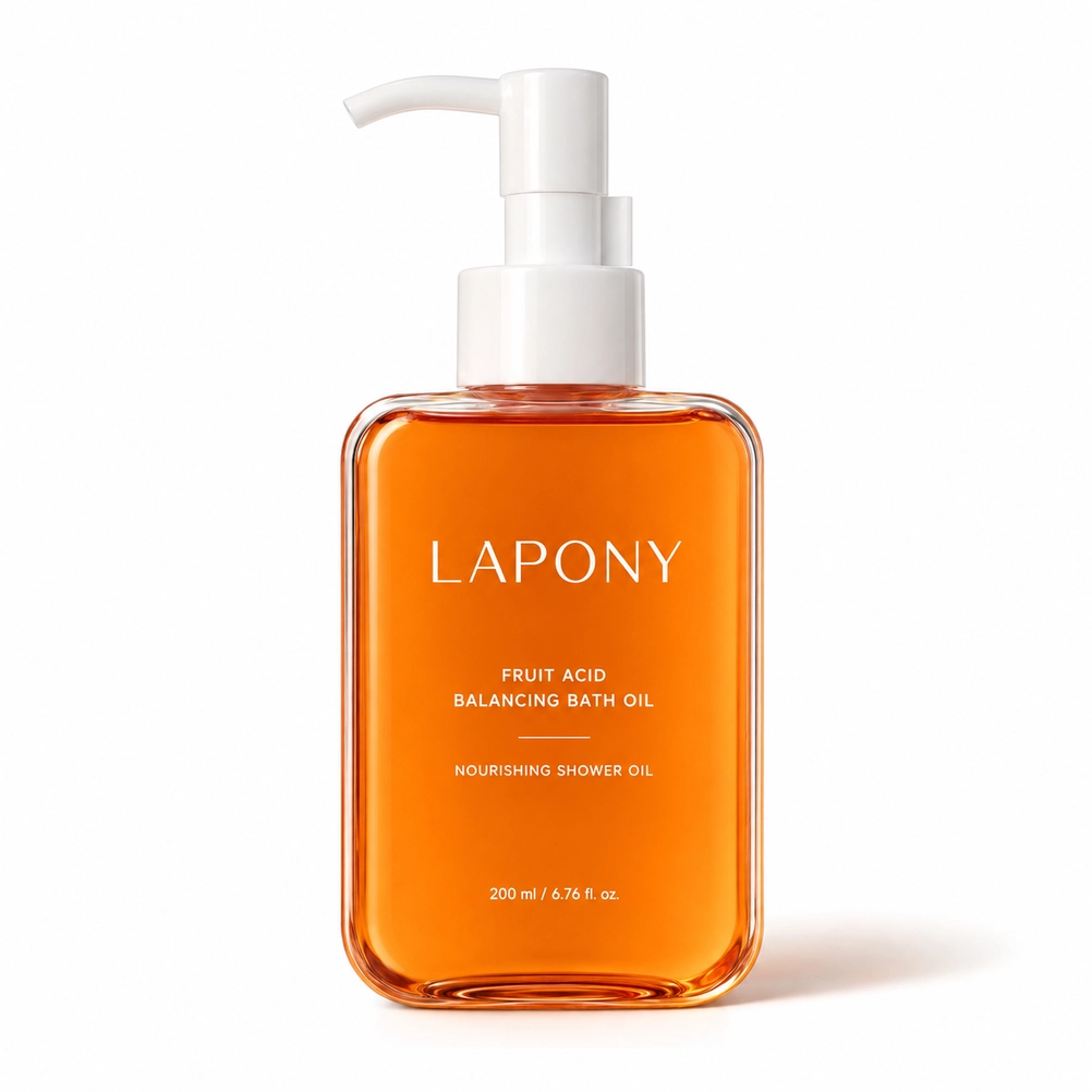Private Label Fruit Acid Balancing Bath Oil
