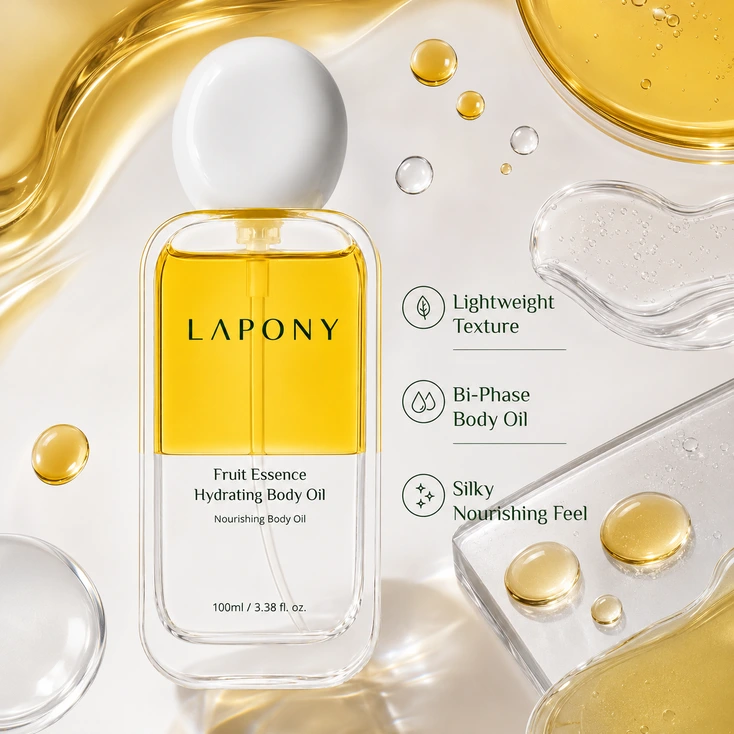 Private Label Dual-Phase Hydrating Body Oil image 3