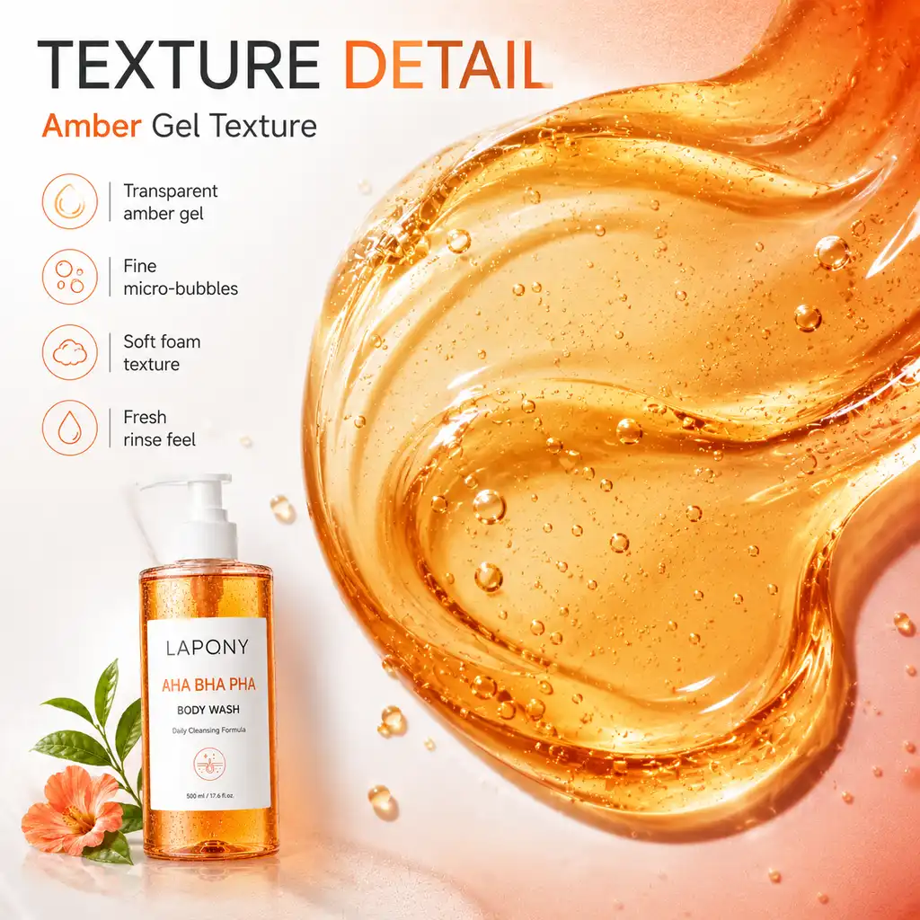 Private Label AHA BHA PHA Body Wash image 2