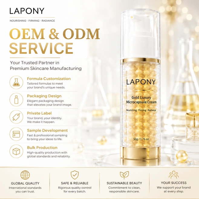 Private Label Gold Luxury Microcapsule Cream image 3
