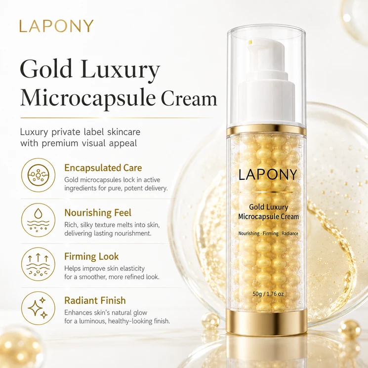 Private Label Gold Luxury Microcapsule Cream image 5