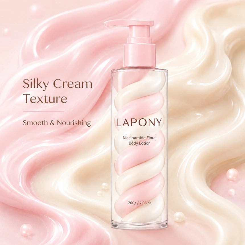 Private Label Niacinamide Floral Body Lotion image 3