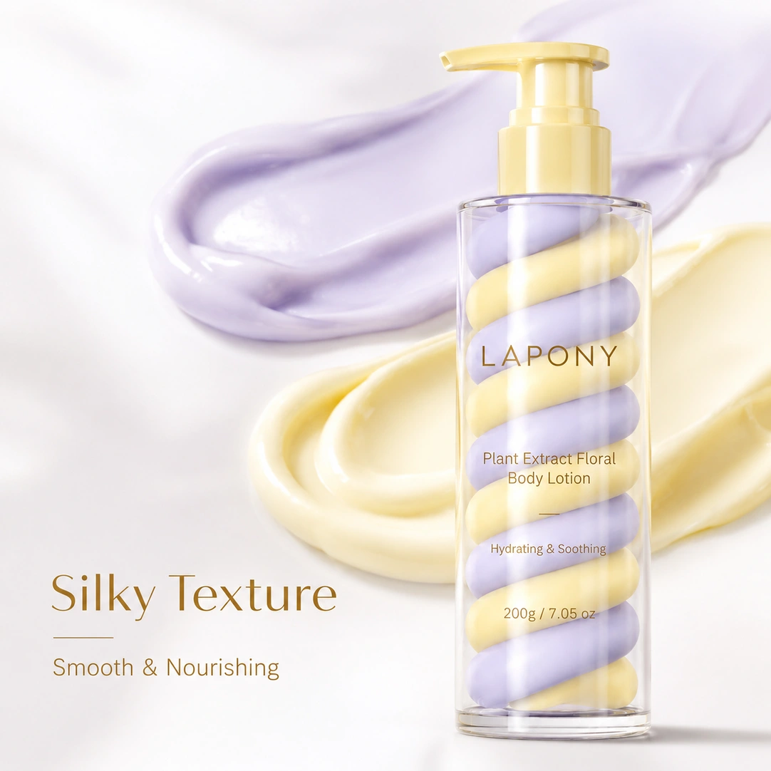 Private Label Plant Extract Floral Body Lotion image 3