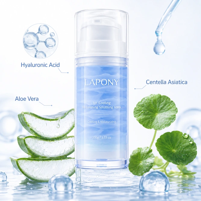 Private Label Ice-Cooling Refreshing Soothing Mask image 2