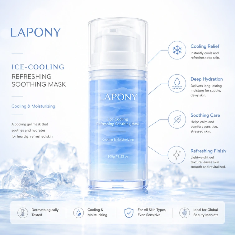 Private Label Ice-Cooling Refreshing Soothing Mask image 5