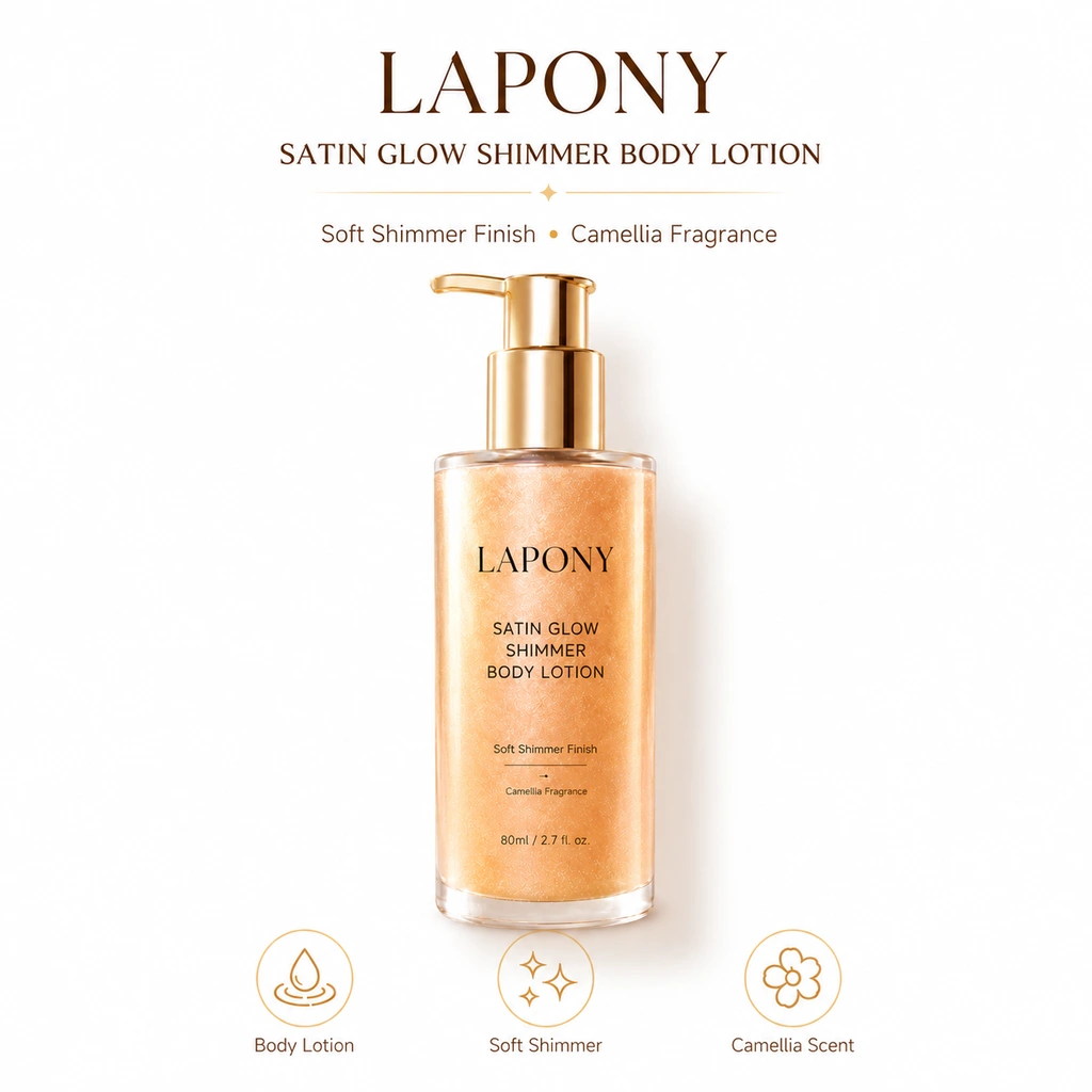 Private Label Satin Glow Shimmer Body Lotion