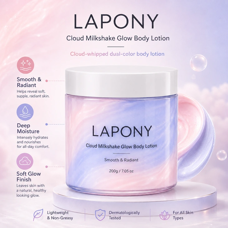 Private Label Cloud Milkshake Glow Body Lotion image 5