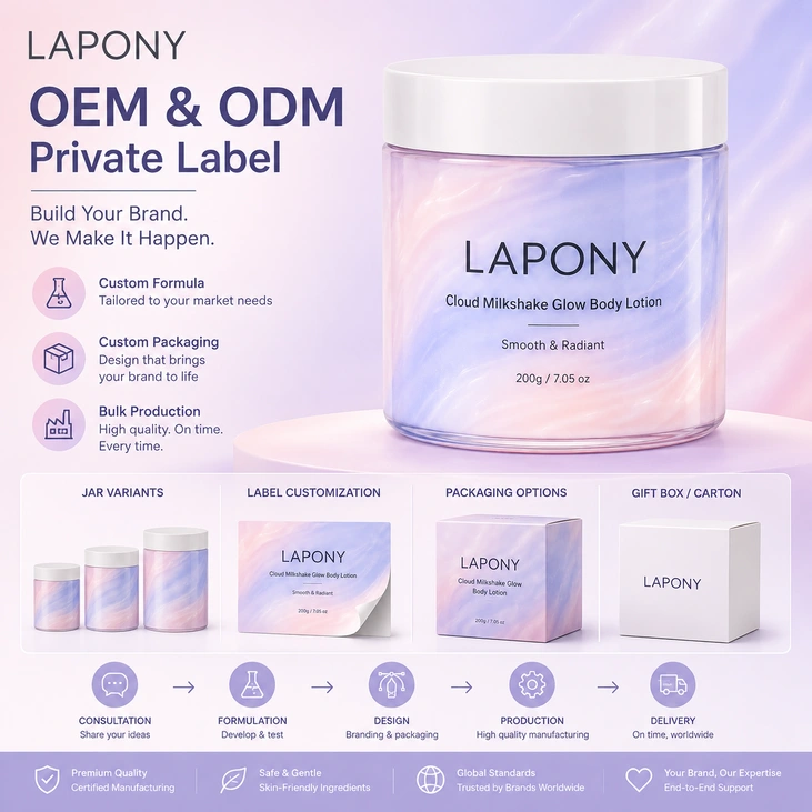 Private Label Cloud Milkshake Glow Body Lotion image 6