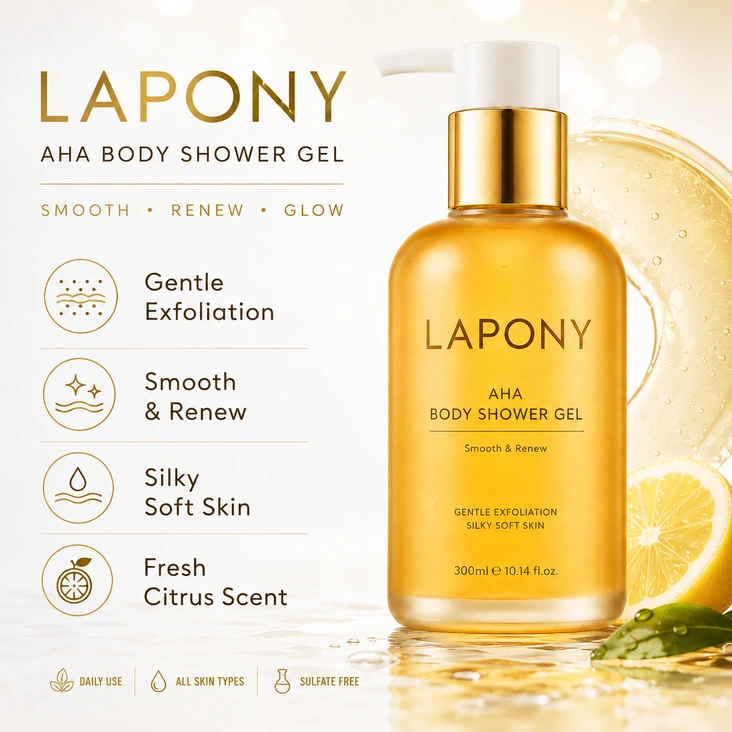 Private Label AHA Body Shower Gel image 2