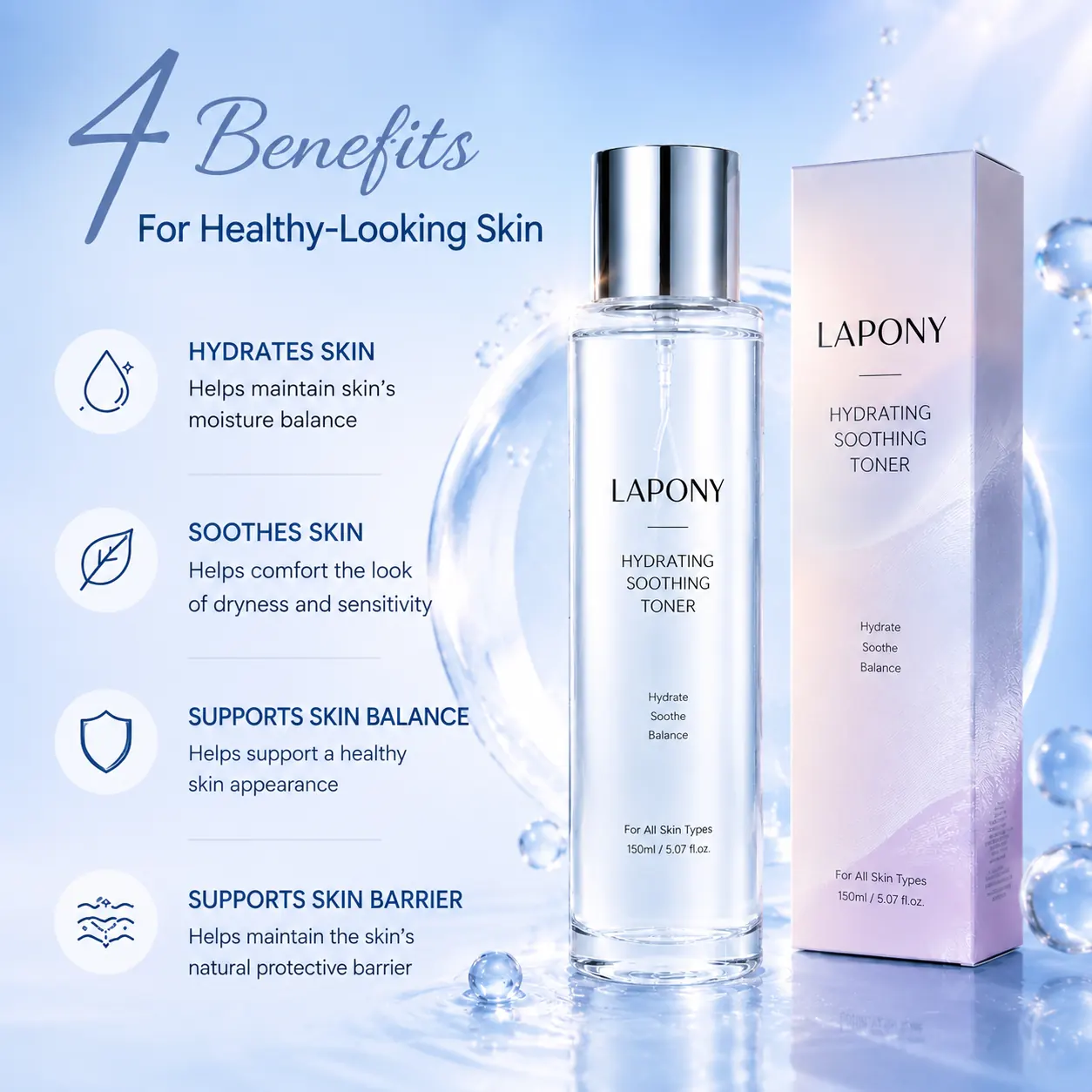 Private Label Hydrating Soothing Toner image 2