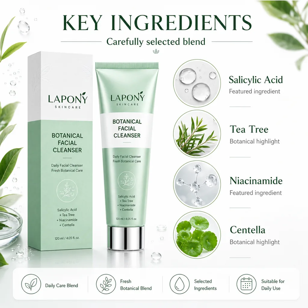 Private Label Botanical Daily Facial Cleanser image 2