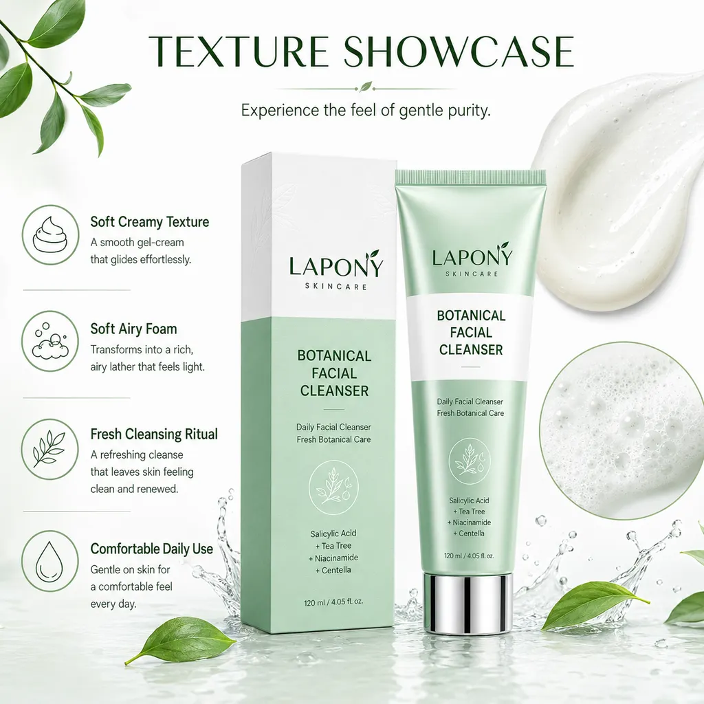 Private Label Botanical Daily Facial Cleanser image 3