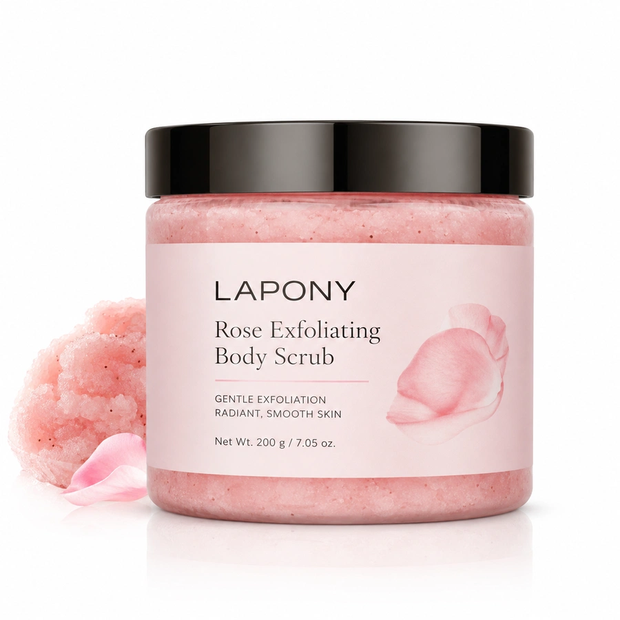 Private Label Rose Exfoliating Body Scrub