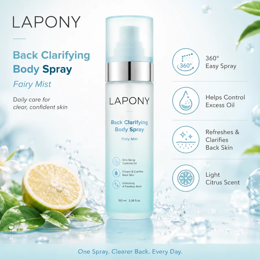 Private Label Back Clarifying Body Spray image 5