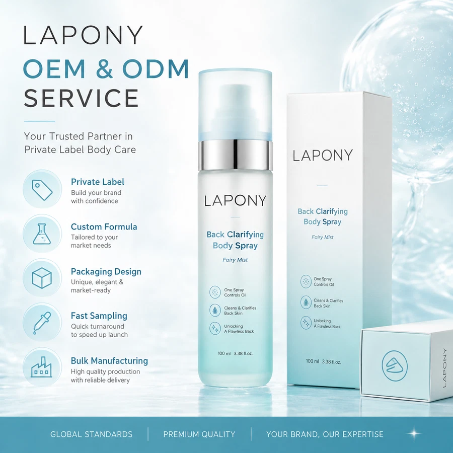 Private Label Back Clarifying Body Spray image 6