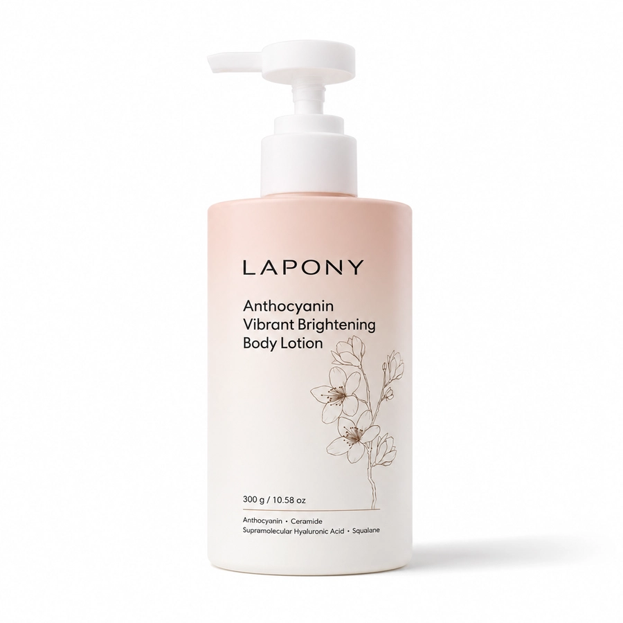 Private Label Anthocyanin Vibrant Brightening Body Lotion
