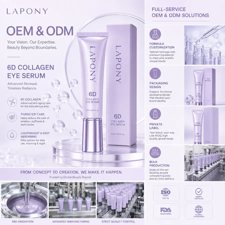 Private Label 6D Collagen Eye Serum image 6