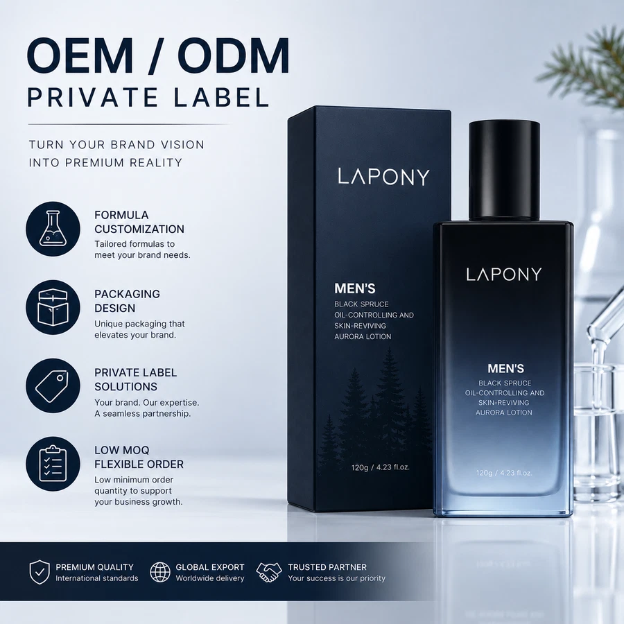 Private Label Men’s Black Spruce Oil-Control & Revitalizing Lotion image 6