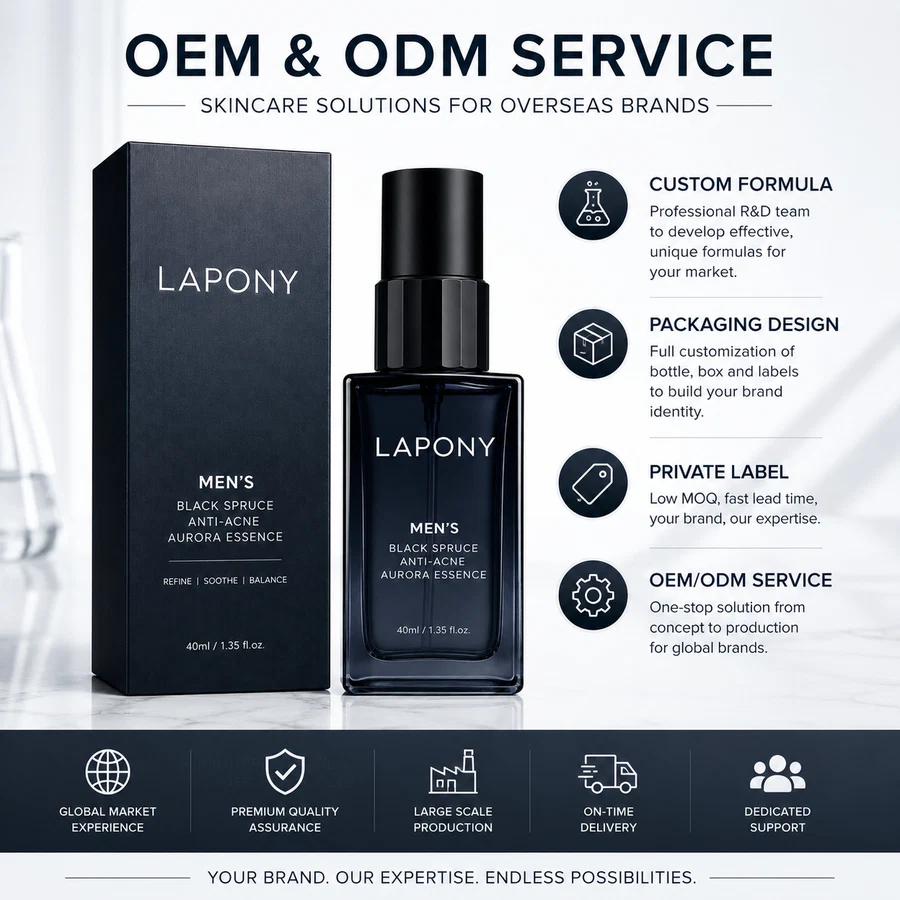 Private Label Men’s Black Spruce Clarifying Aurora Essence image 3