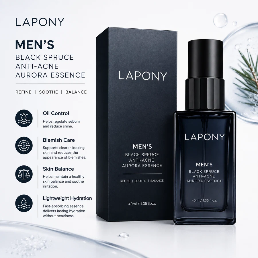 Private Label Men’s Black Spruce Clarifying Aurora Essence image 6