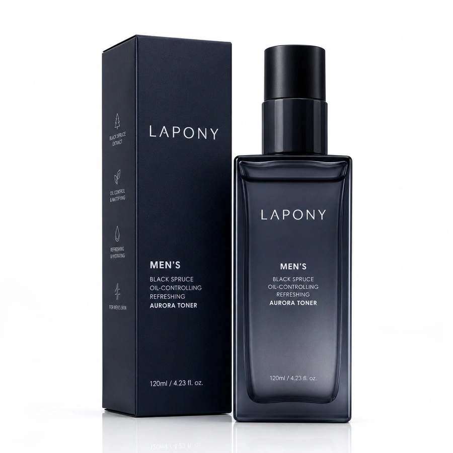 Private Label Men’s Black Spruce Oil-Control Refreshing Toner