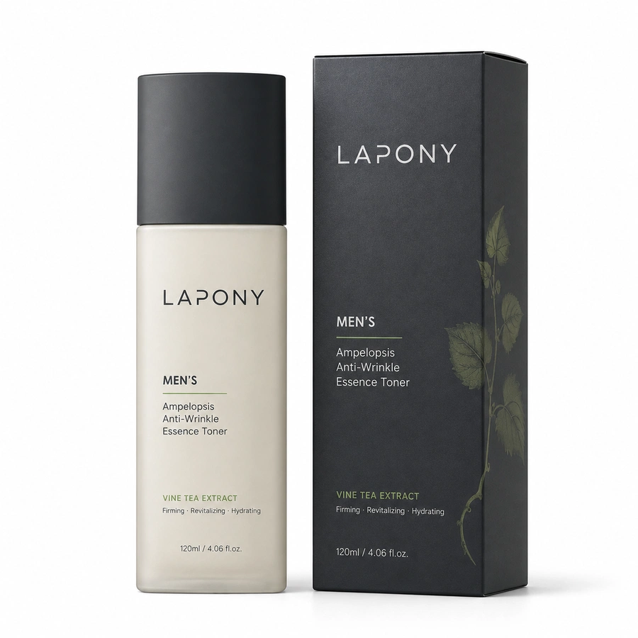 Private Label Men’s Vine Tea Smoothing Essence Toner