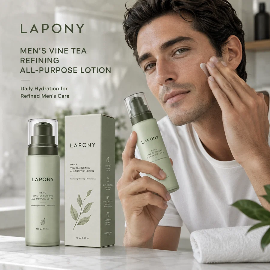 Private Label Men’s Vine Tea Refining All-Purpose Lotion image 4