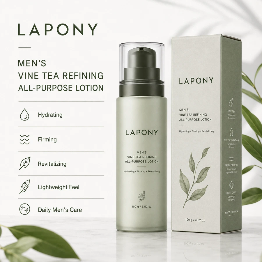 Private Label Men’s Vine Tea Refining All-Purpose Lotion image 5