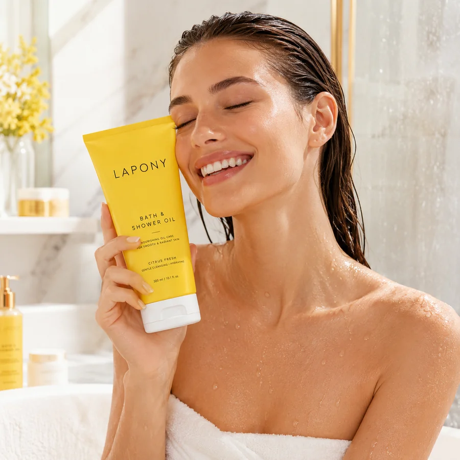 Private Label Citrus Bath & Shower Oil Cream image 4