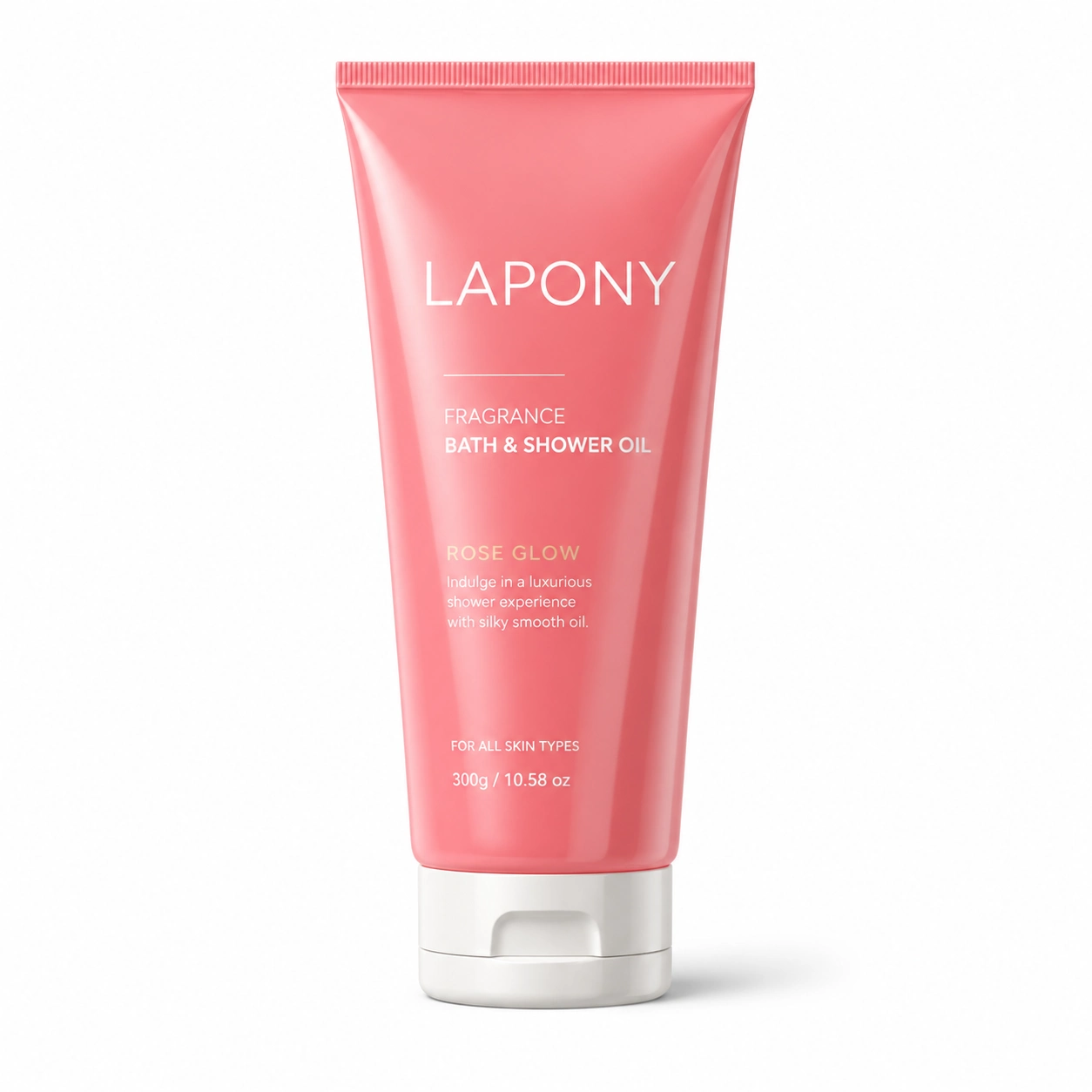 Private Label Rose Glow Fragrance Bath & Shower Oil