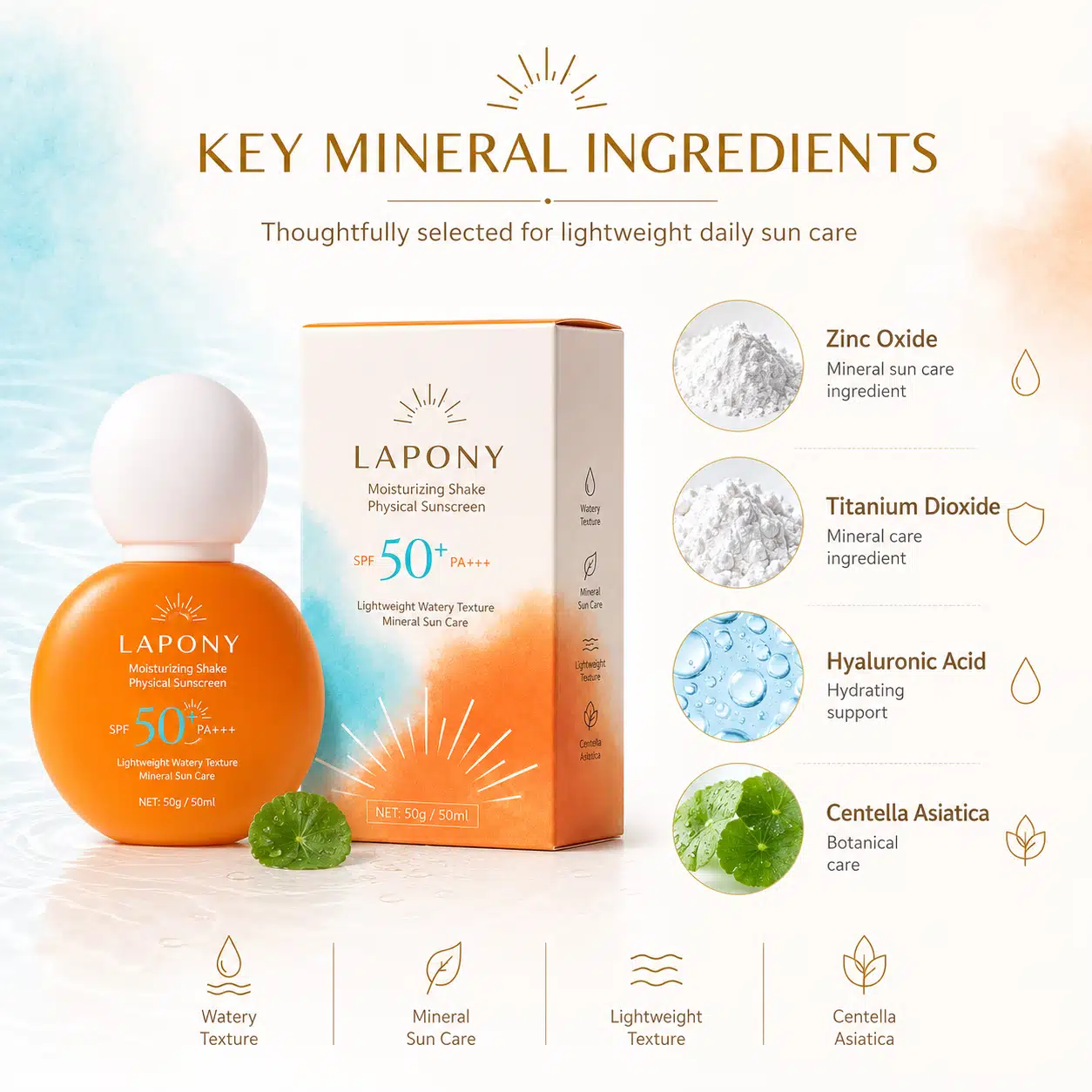 Private Label Mineral Daily Sun Care Lotion image 2