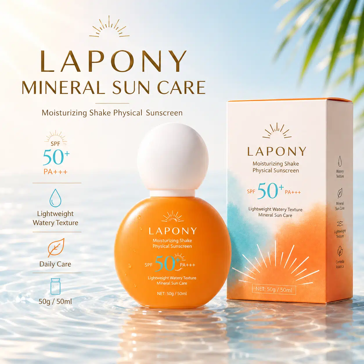Private Label Mineral Daily Sun Care Lotion image 4