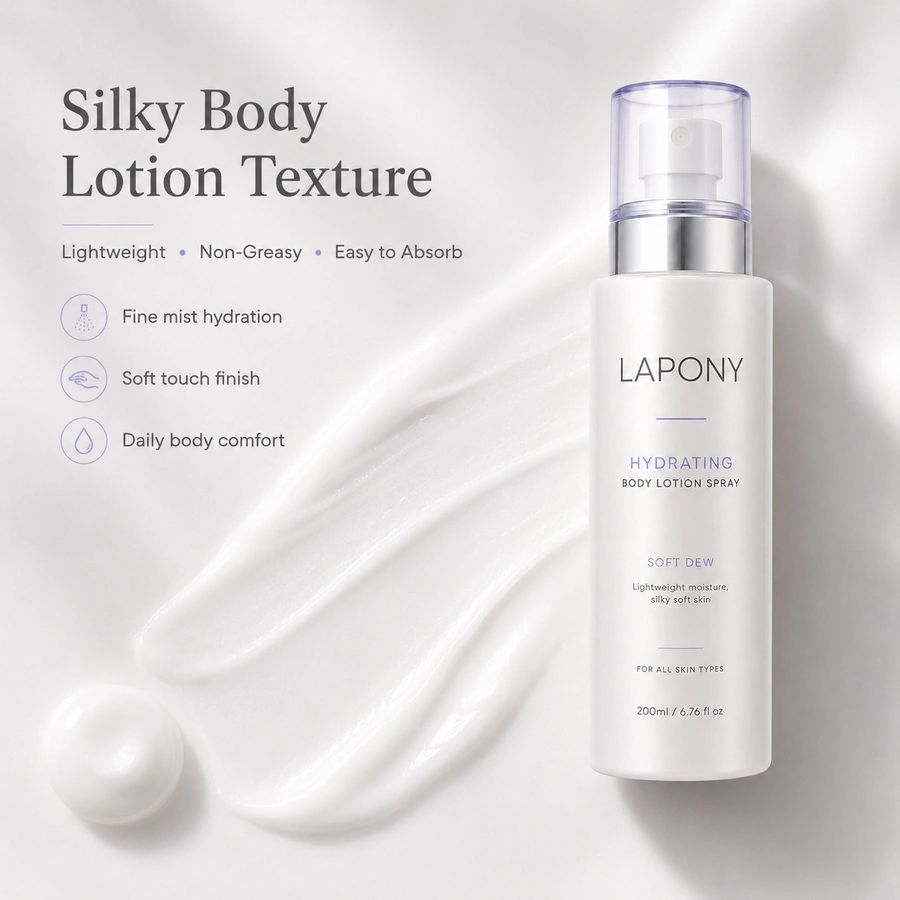 Private Label Soft Dew Hydrating Body Lotion Spray image 3