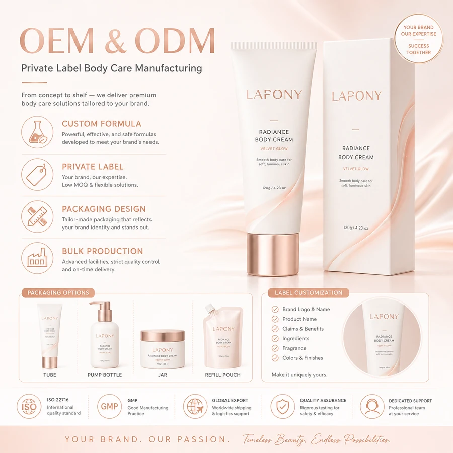 Private Label Velvet Glow Radiance Body Cream image 6
