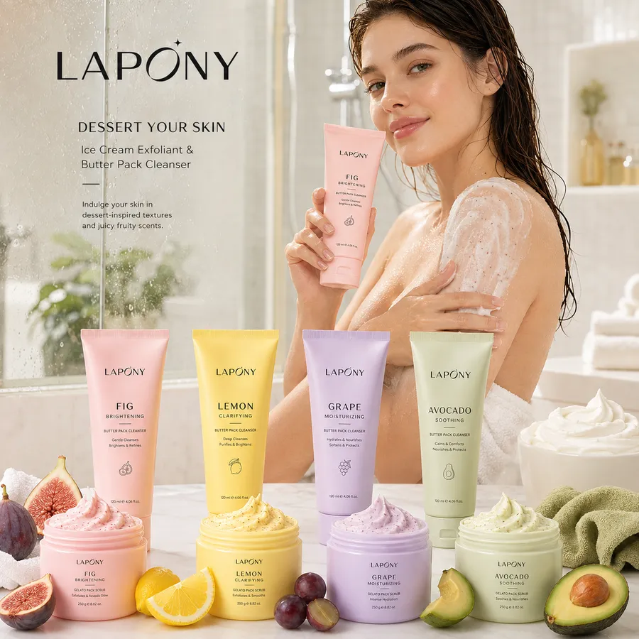 Private Label Dessert-Inspired Butter Pack Cleanser & Body Scrub Series image 4