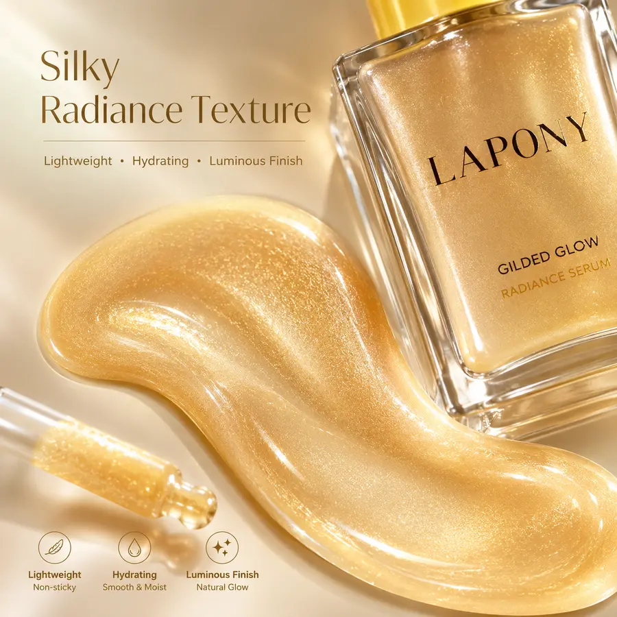 Private Label Golden Glow Radiance Serum image 3